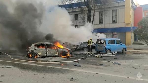 俄罗斯称乌克兰袭击别尔哥罗德市造成10人死亡