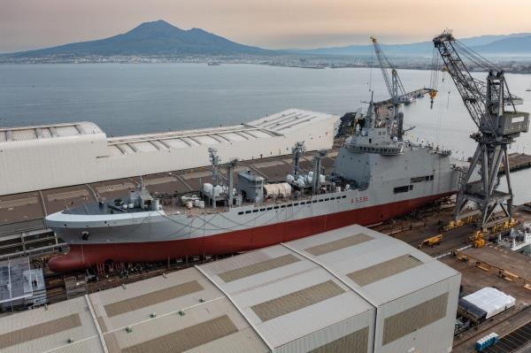 Fincantieri为意大利海军下水第二艘后勤支援舰